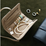 Mini Leather Jewellery Storage Pouch
